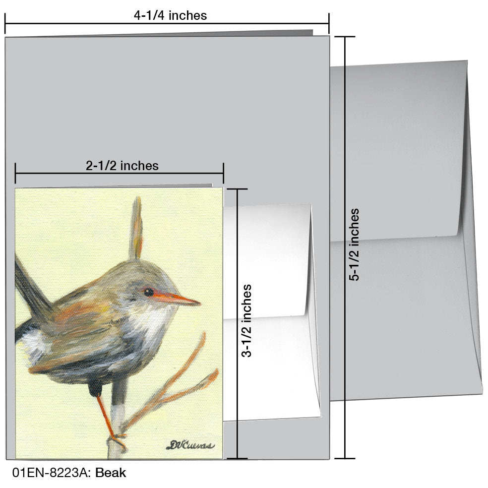 Beak, Greeting Card (8223A)