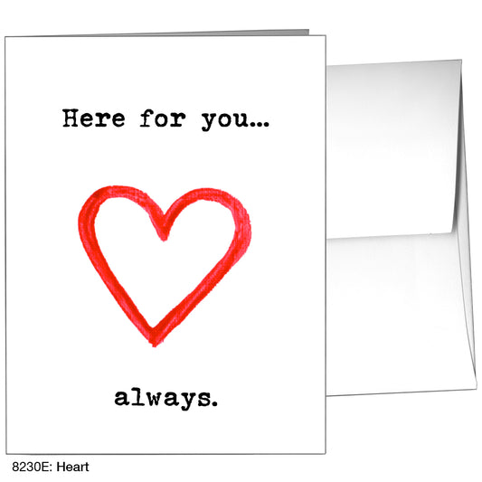 Heart, Greeting Card (8230E)