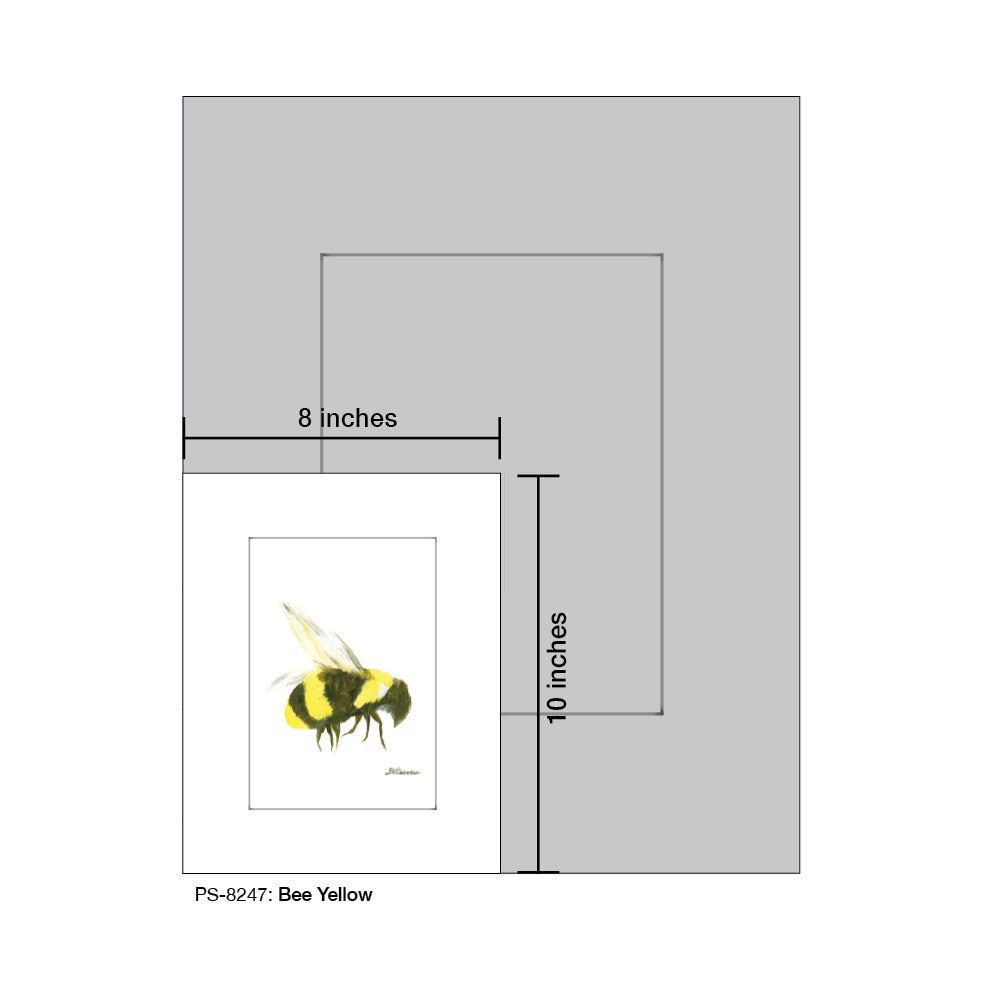 Bee Yellow, Print (#8247)