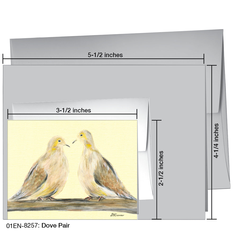 Dove Pair, Greeting Card (8257)