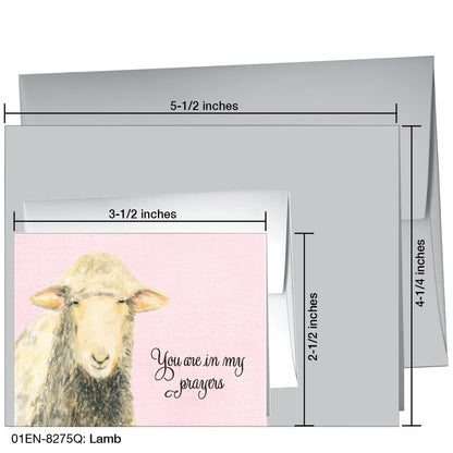 Lamb, Greeting Card (8275Q)