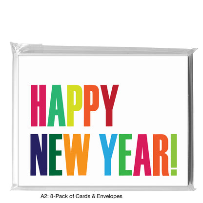Happy New Year, Greeting Card (8294)
