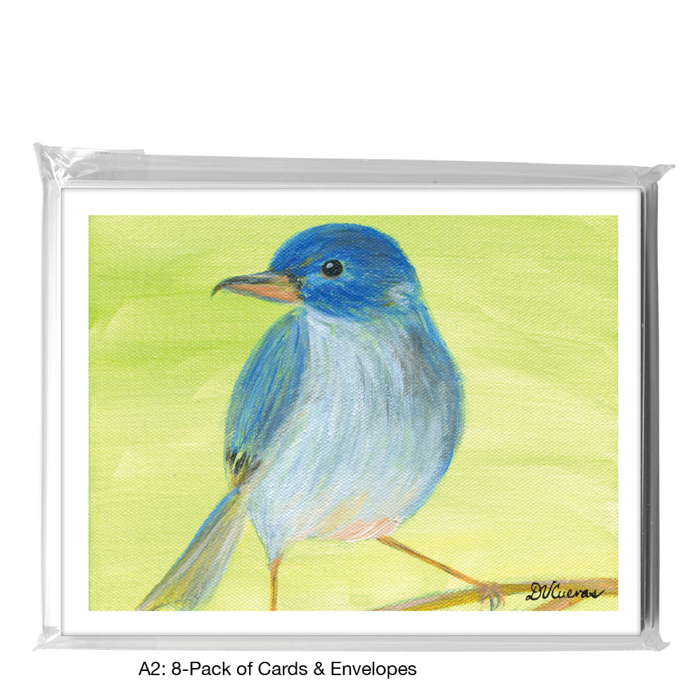 Slaty Flowerpiercer, Greeting Card (8315A)