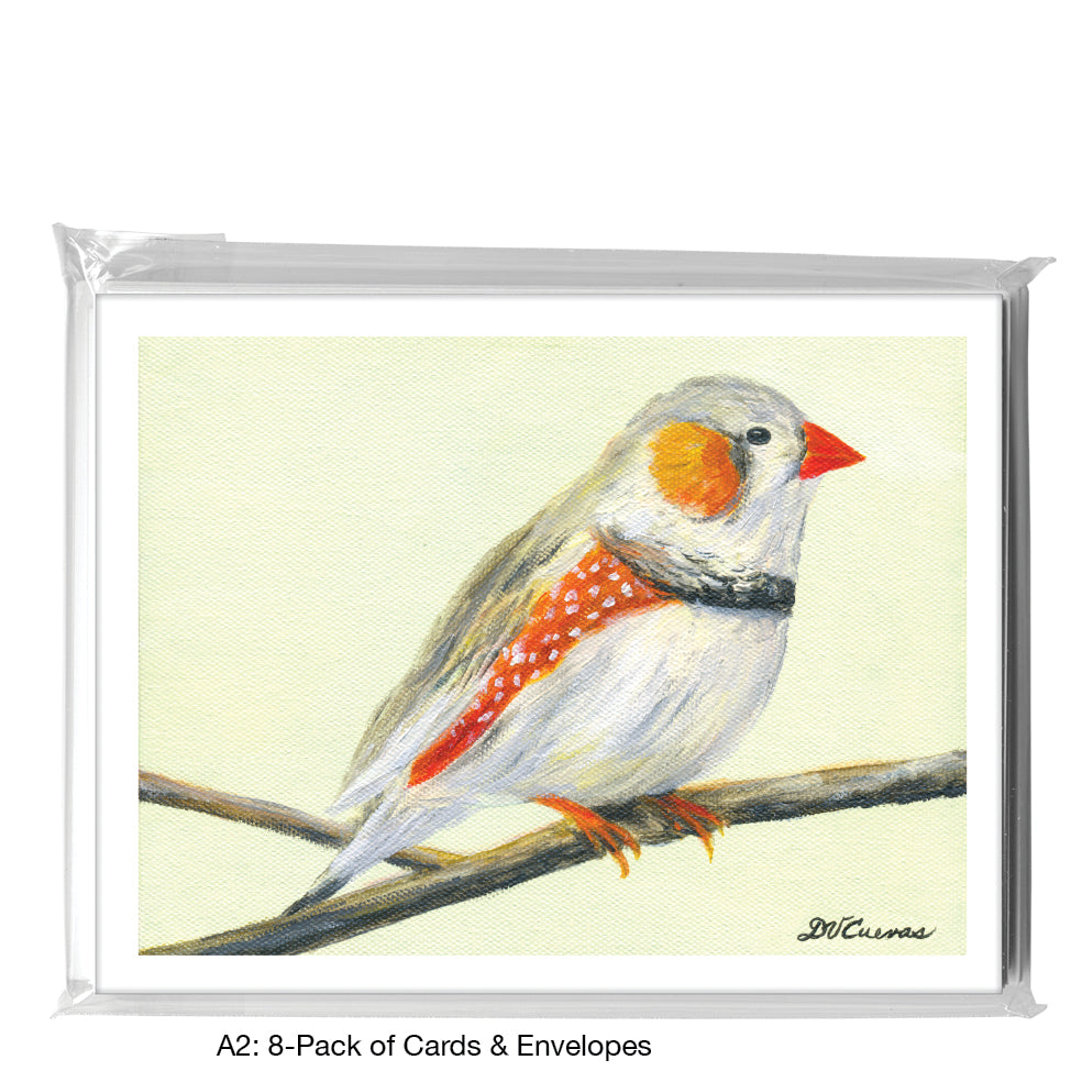 Songbird Finch, Greeting Card (8316A)