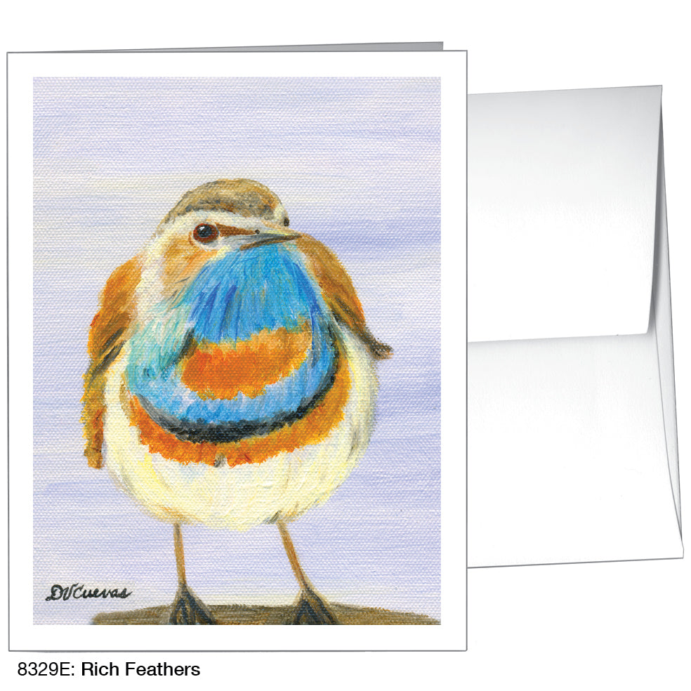 Rich Feathers, Greeting Card (8329E)