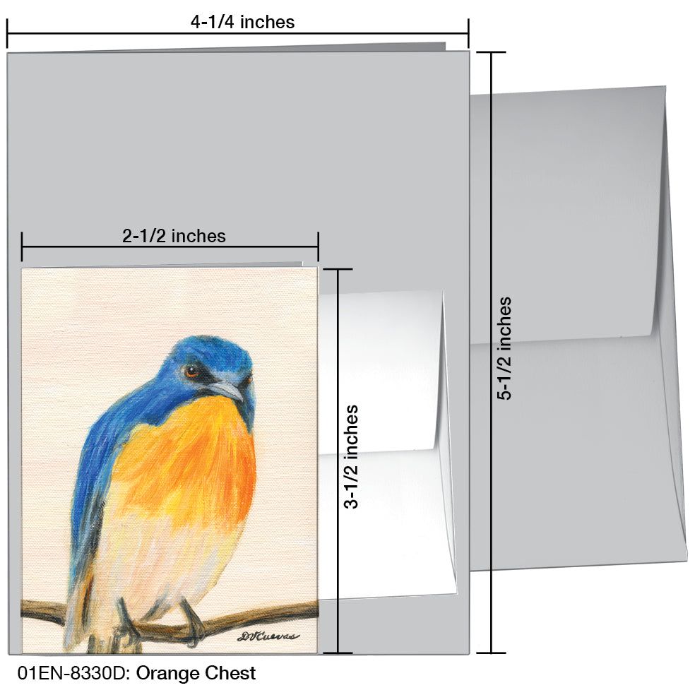 Orange Chest, Greeting Card (8330D)