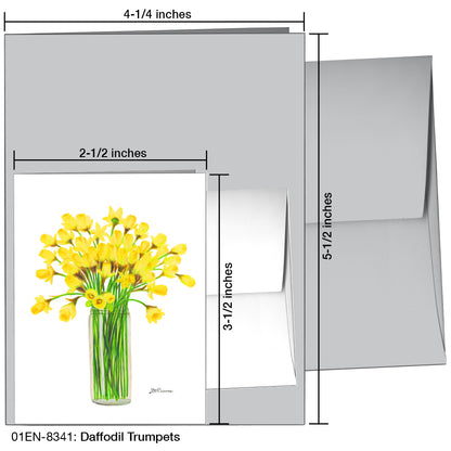 Daffodil Trumpets, Greeting Card (8341)