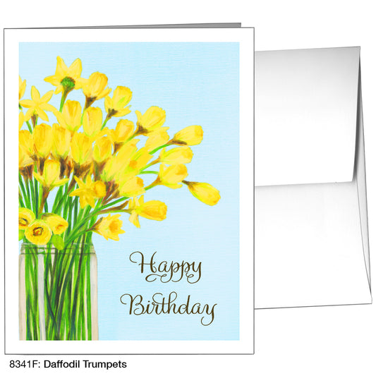 Daffodil Trumpets, Greeting Card (8341F)