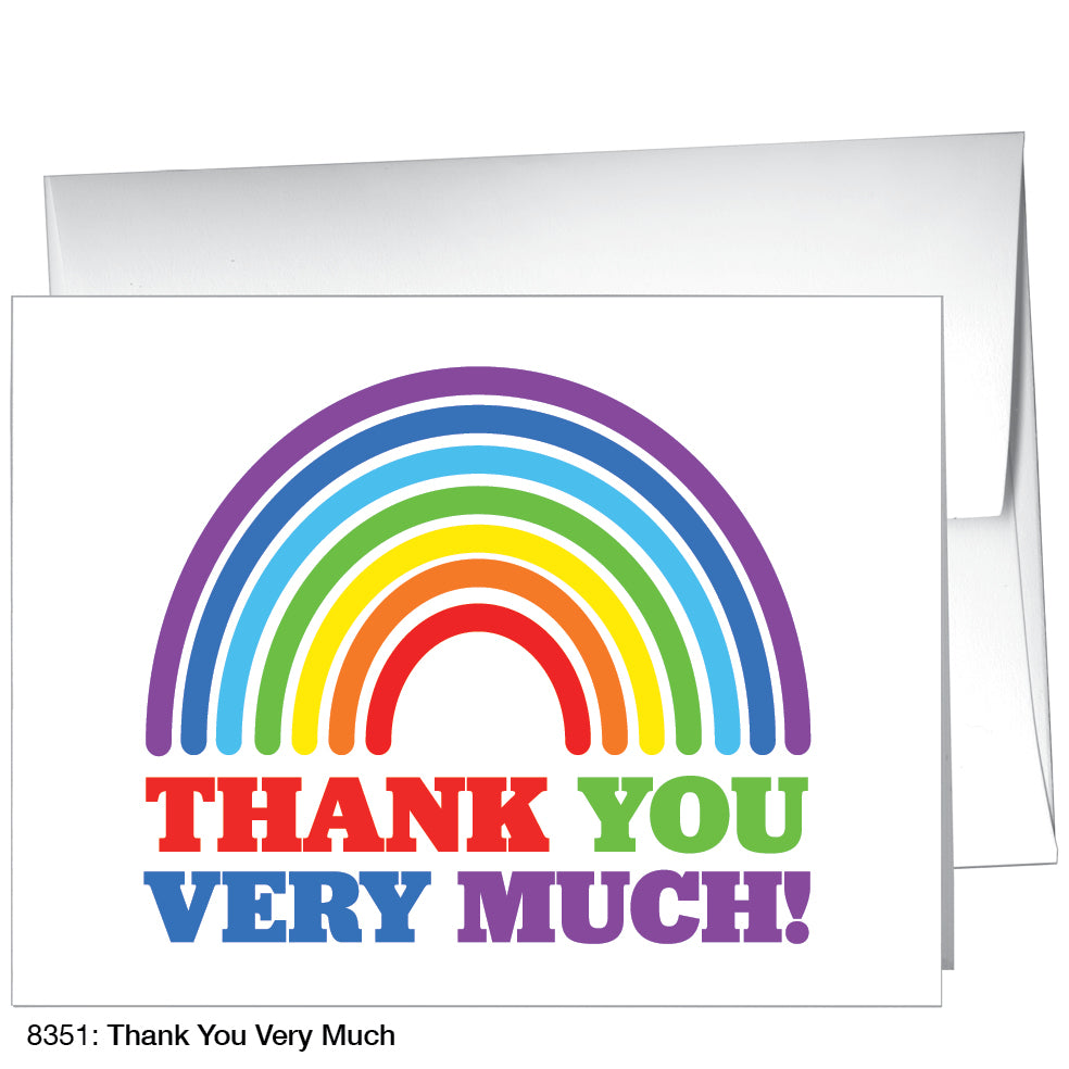 Thank You Very Much, Greeting Card (8351)
