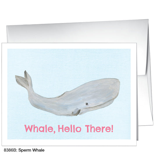 Sperm Whale, Greeting Card (8386B)