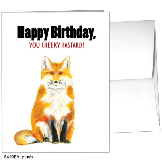 Plush Fox, Greeting Card (8419EA)