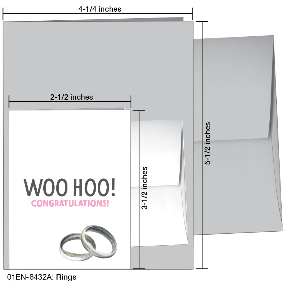 Rings, Greeting Card (8432A)