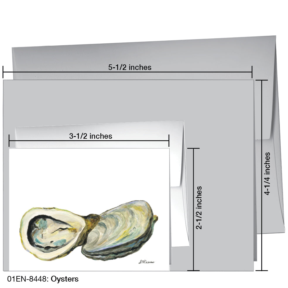 Oysters, Greeting Card (8448)