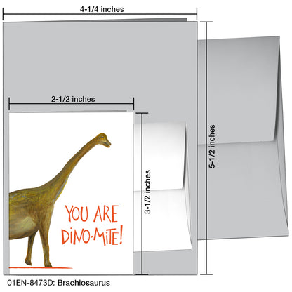Brachiosaurus, Greeting Card (8473D)