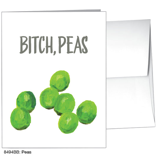 Peas, Greeting Card (8494BB)