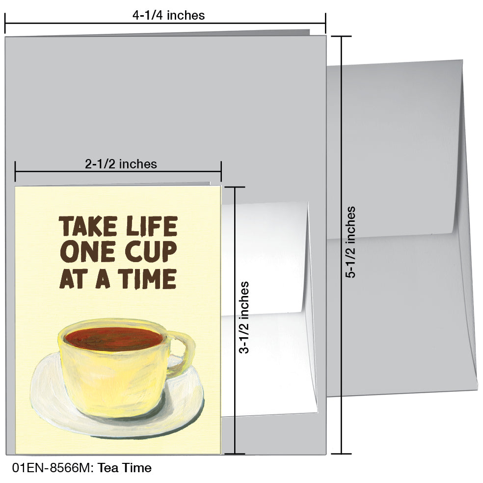 Tea Time, Greeting Card (8566M)