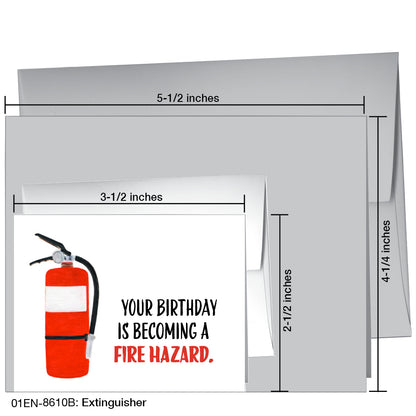 Extinguisher, Greeting Card (8610B)