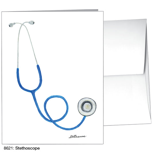 Stethoscope, Greeting Card (8621)