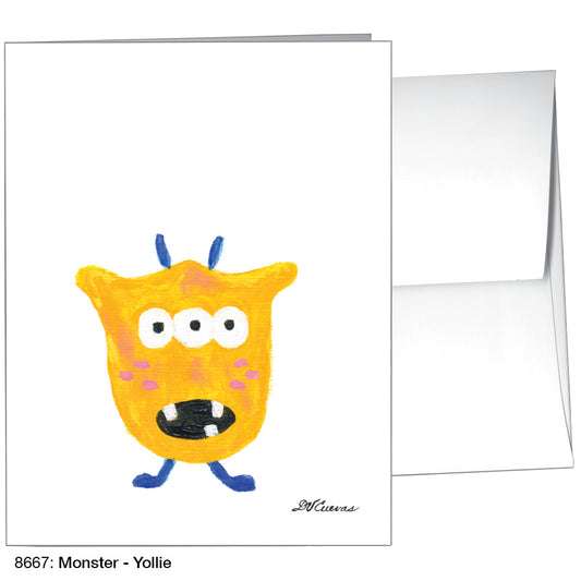 Monster - Yollie, Greeting Card (8667)