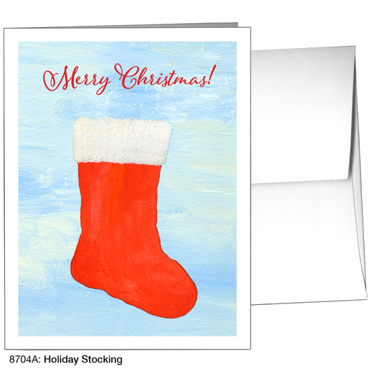 Holiday Stocking, Greeting Card (8704A)