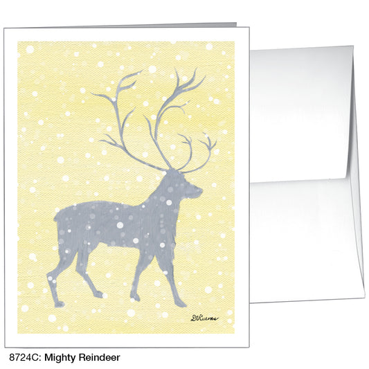 Mighty Reindeer, Greeting Card (8724C)