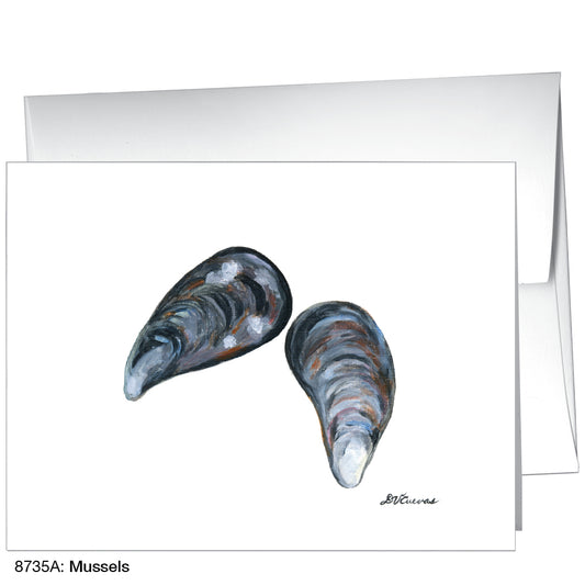 Mussels, Greeting Card (8735A)