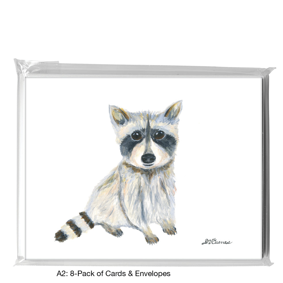 Raccoon Rocket, Greeting Card (8746A)