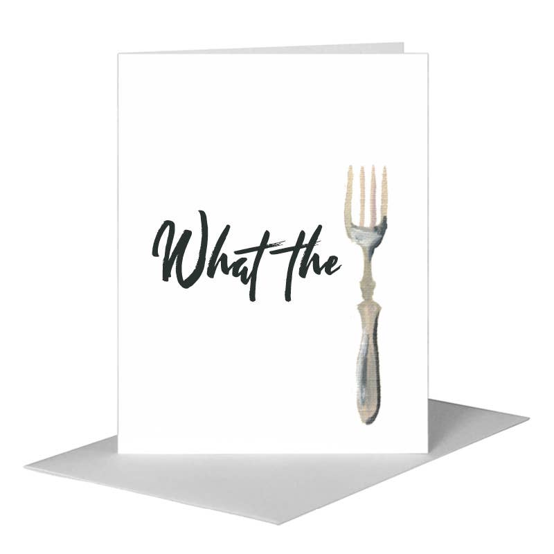 Silverware, Greeting Card (#7311D) A2 Card Front, www.printedcanvas.com