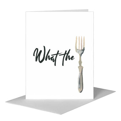 Silverware, Greeting Card (#7311D) A2 Card Front, www.printedcanvas.com