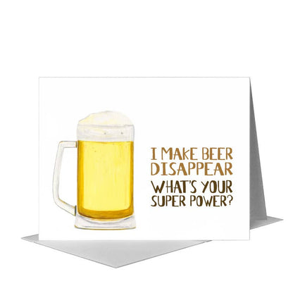 Brew, Greeting Card (#8439S), A2 Card Front, www.printedcanvas.com