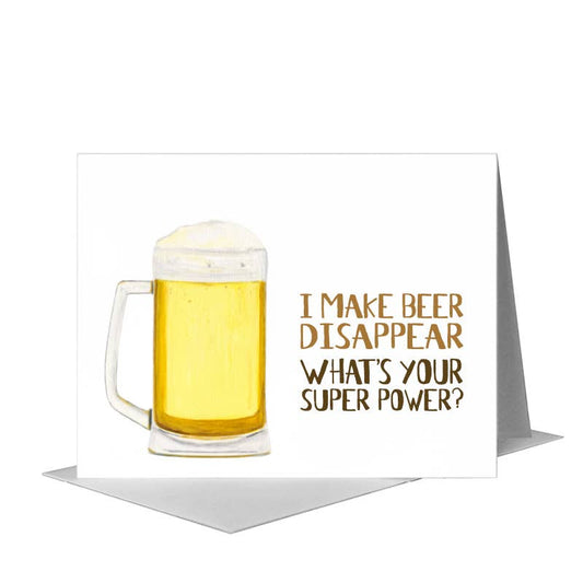 Brew, Greeting Card (#8439S) A2 Card Front, www.printedcanvas.com