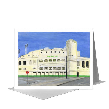 Comiskey Park, Chicago, Greeting Card (#7650A) A2 Card Front, www.printedcanvas.com