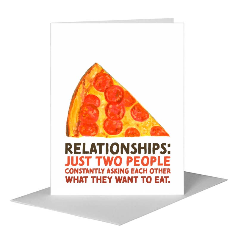 Pizza Slice, Greeting Card (#8411HA) A2 Card Front, www.printedcanvas.com
