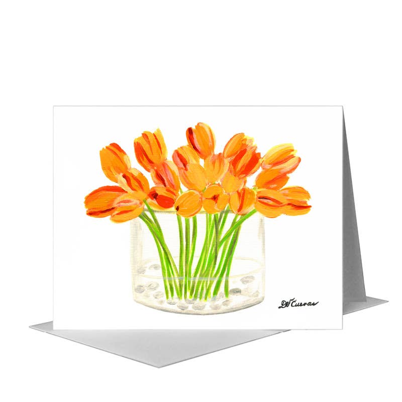 Delicate, Greeting Card (#7567C) A2 Card Front, www.printedcanvas.com