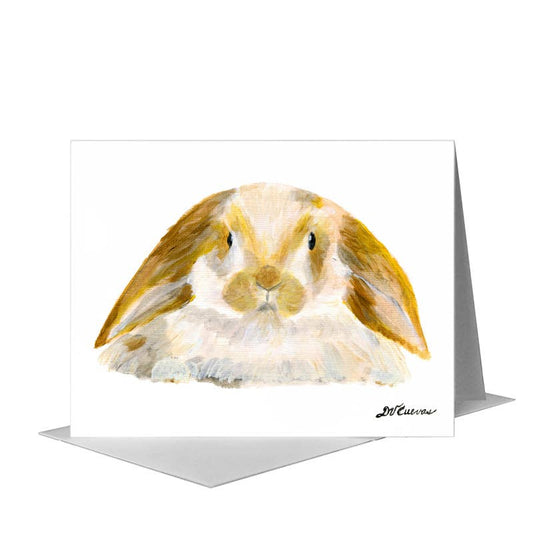 Lop Ears, Greeting Card (#7764D) A2 Card Front, www.printedcanvas.com