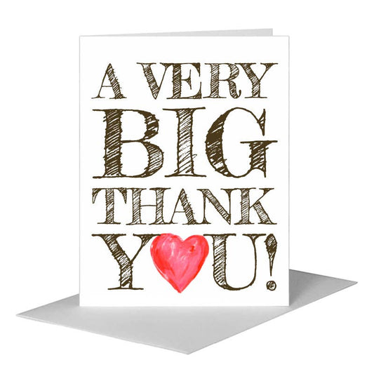 Big, Greeting Card (#8053A) A2 Card Front, www.printedcanvas.com