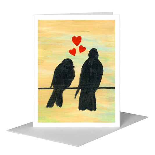 Silhouettes, Greeting Card (#7870S) A2 Card Front, www.printedcanvas.com