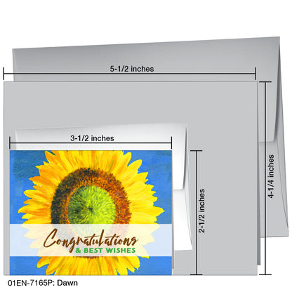 Dawn, Greeting Card (7165P), Enclosure, printedcanvas.com