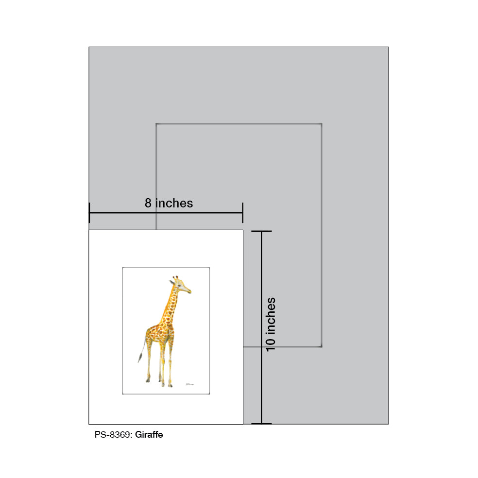 Giraffe, Print (#8369) - Printed Canvas