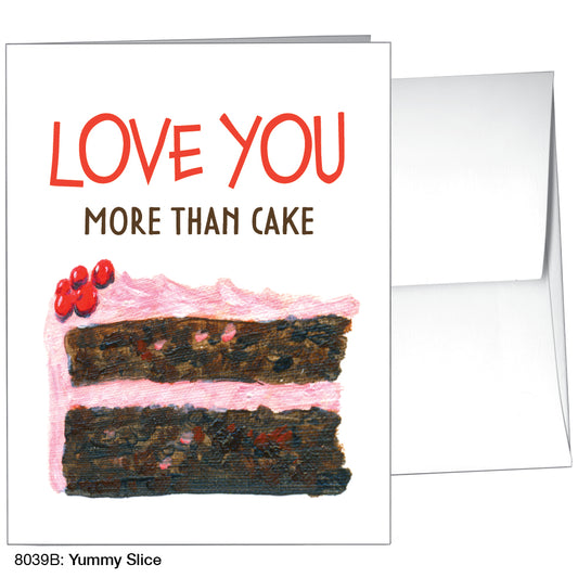Yummy Slice, Greeting Card (8039B), A2, printedcanvas.com