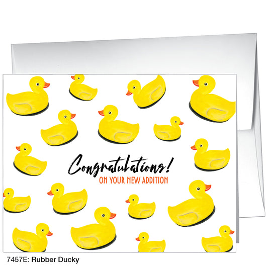 Rubber Ducky, Greeting Card (7457E), A2, printedcanvas.com