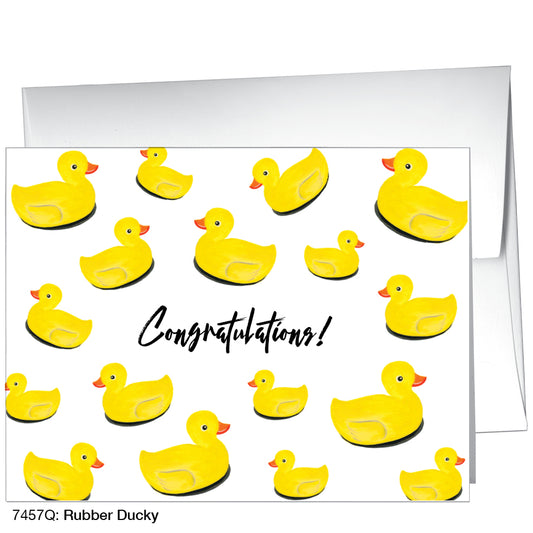 Rubber Ducky, Greeting Card (7457Q), A2, printedcanvas.com