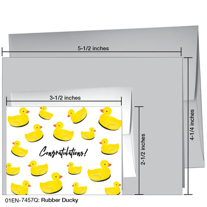 Rubber Ducky, Greeting Card (7457Q), Enclosure, printedcanvas.com