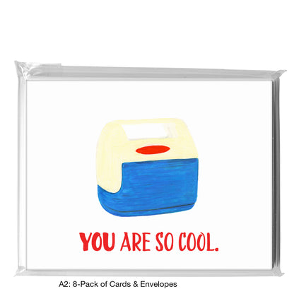 Cooler, Greeting Card (8044B), A2 8-Pack, printedcanvas.com