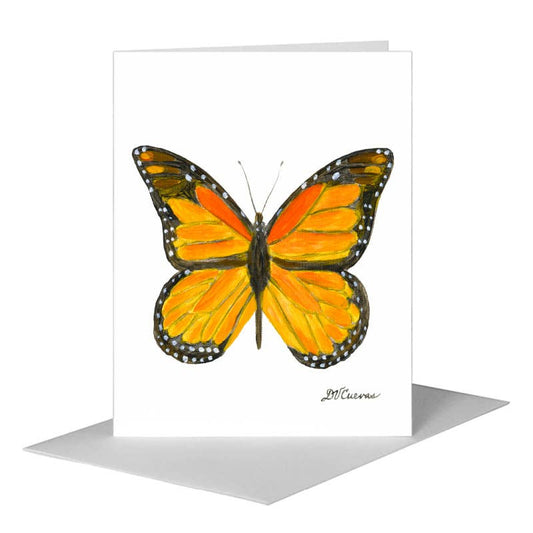 Monarch Butterfly, Greeting Card (#7752B) A2 Card Front, www.printedcanvas.com