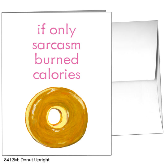 Donut Upright, Greeting Card (8412M), A2, printedcanvas.com