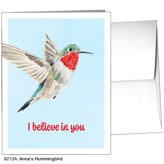 Anna's Hummingbird, Greeting Card (8213A), A2, printedcanvas.com