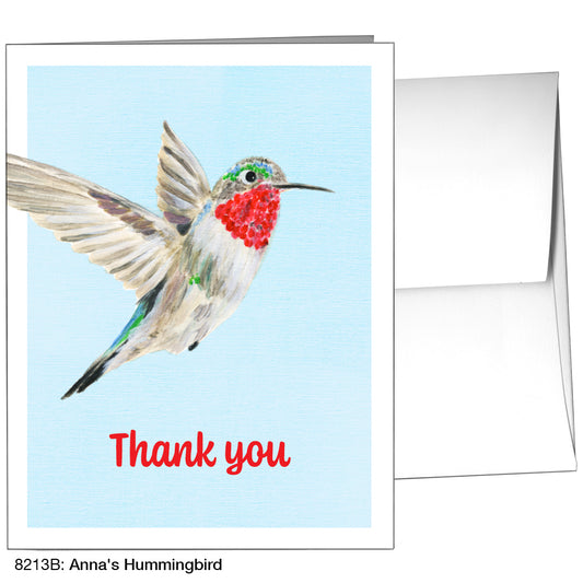 Anna's Hummingbird, Greeting Card (8213B), A2, printedcanvas.com