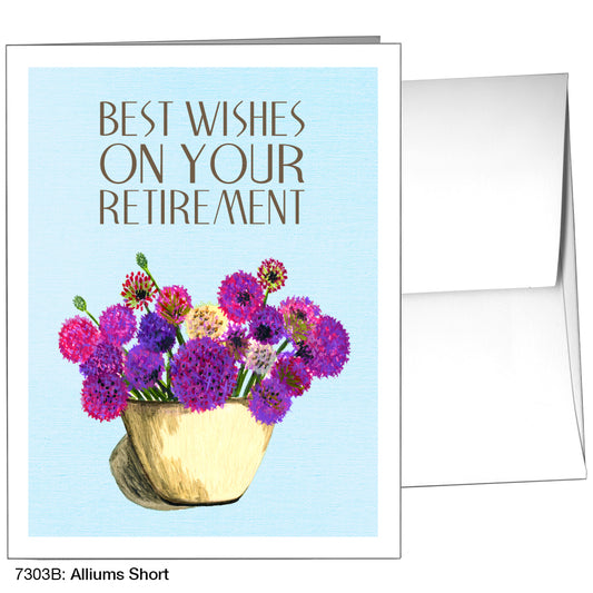 Alliums Short, Greeting Card (7303B), A2, printedcanvas.com