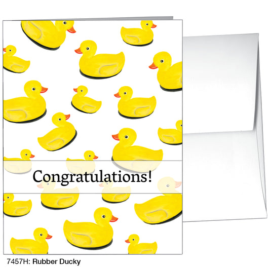 Rubber Ducky, Greeting Card (7457H), A2, printedcanvas.com
